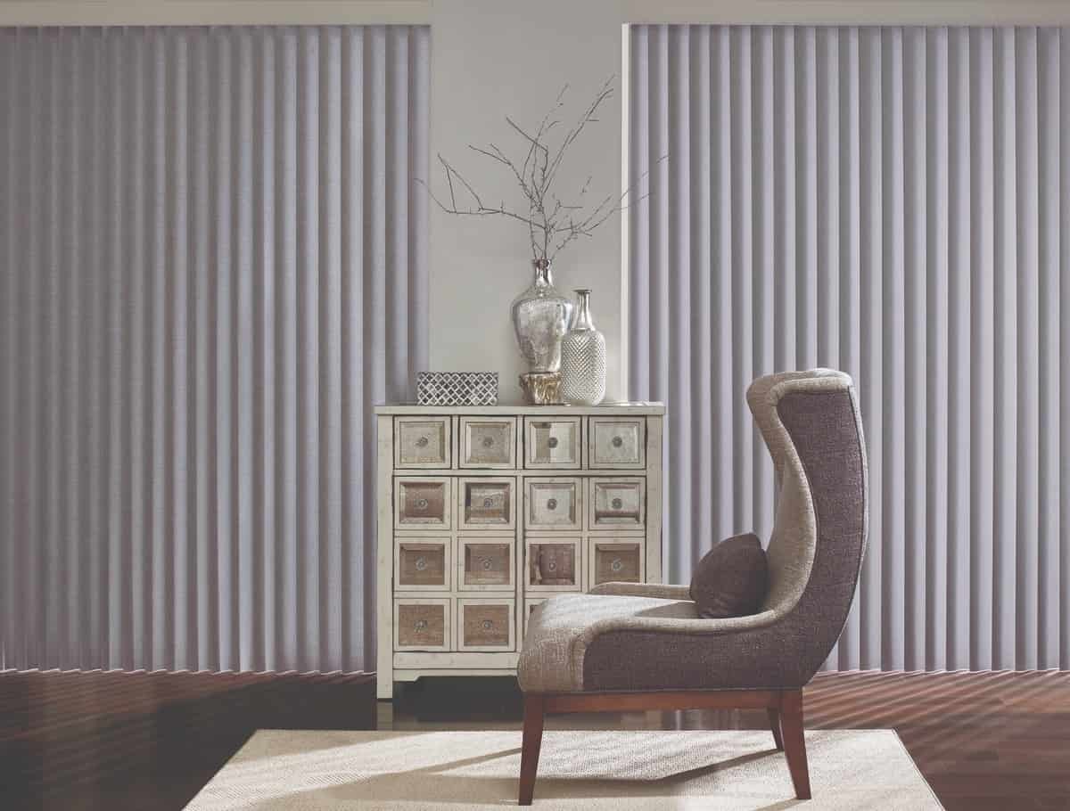 Custom Hunter Douglas Window Treatments for Homes near Hixson, Tenessee (TN) including Vertical Blinds